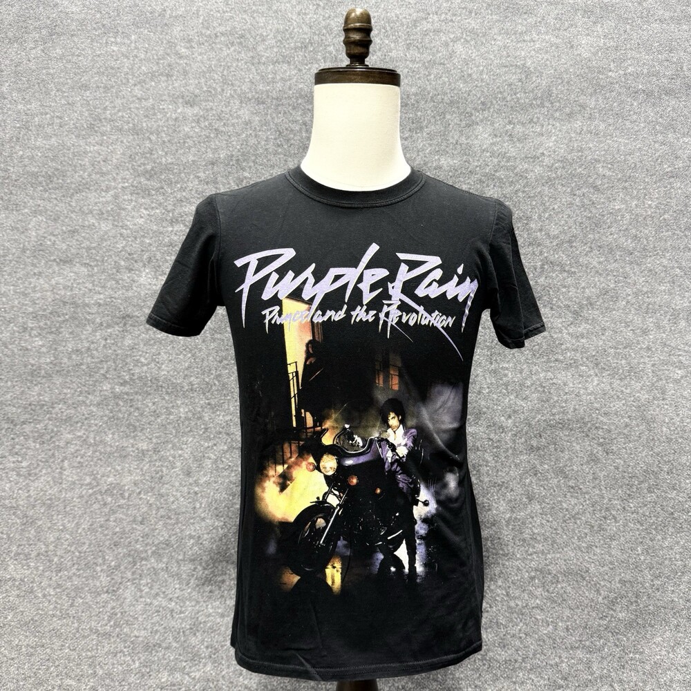 Prince Purple Rain Revolution Graphic T Shirt Black Missguided Size S Motorcycle